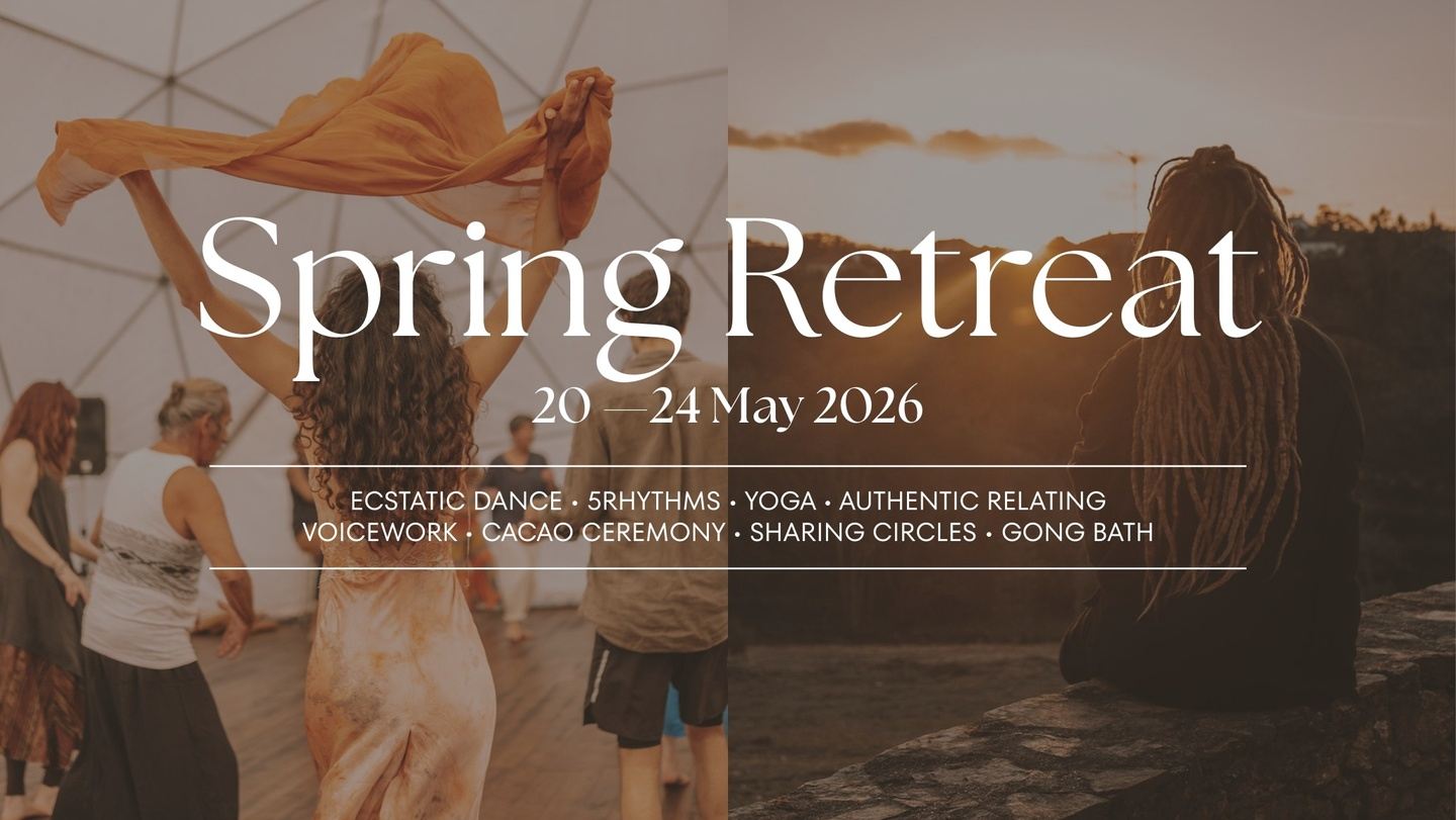 Poster of a dance retreat in Tomar in May 2026
