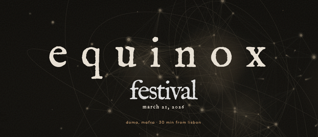 Poster for the Equinox Festival in Mafra