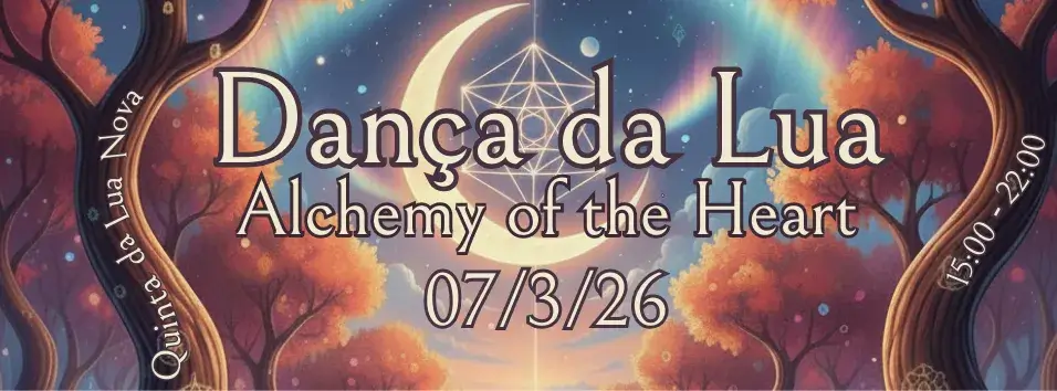 Poster for an event called Dança da Lua