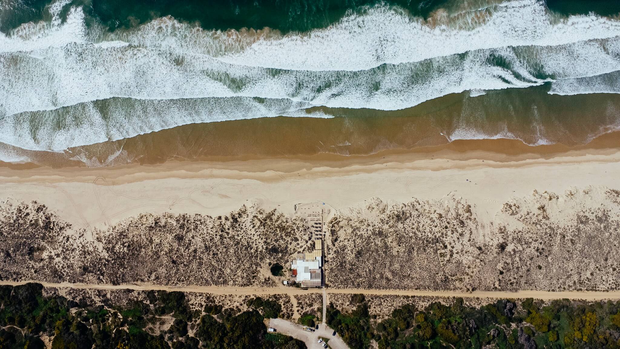 Beach Club at Costa da Caparica, Portugal