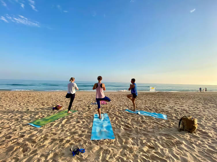 Morning Beach Yoga in Lagos - Image 3